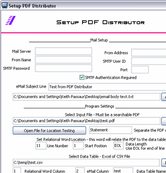 PDF Distributor Screenshot 1