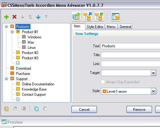 Accordion Menu Advancer for Expression Screenshot 1
