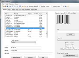 Code Barcode Maker Pro Screenshot 1