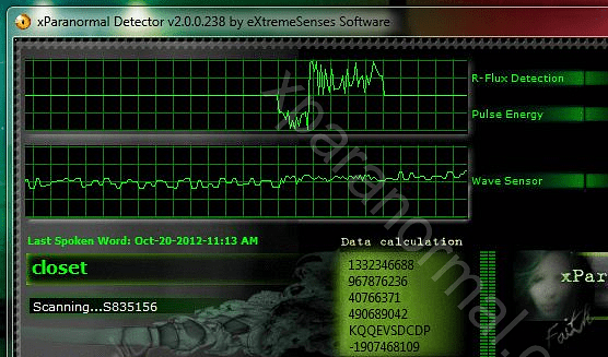 XParanormal Detector Screenshot 1