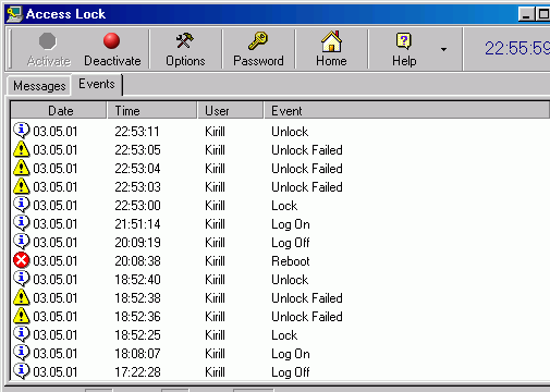 AccessLock Screenshot 1