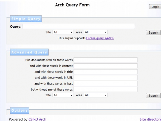 Arch Search Engine Screenshot 1