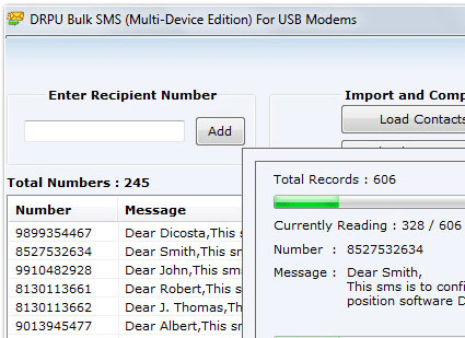 Bulk SMS USB Modem Screenshot 1