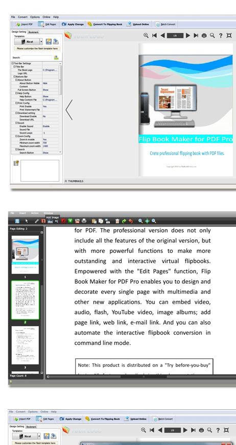 Easy PDF to FlipBook Pro Screenshot 1