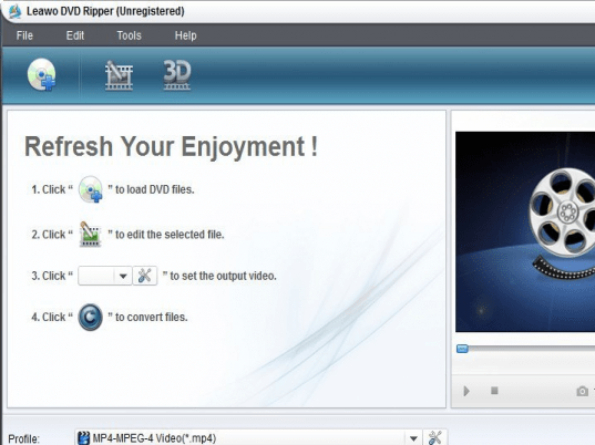 Leawo DVD to MP3 Converter Screenshot 1