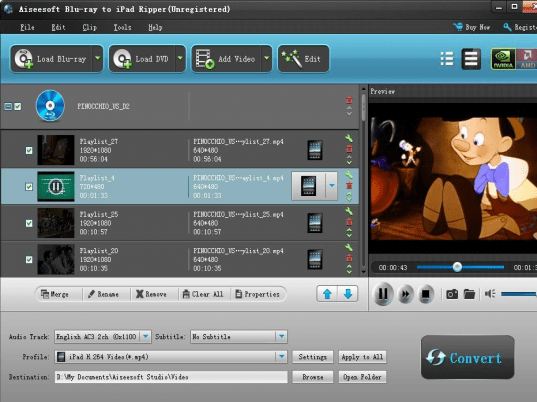 Aiseesoft Blu-Ray to iPad Ripper Screenshot 1