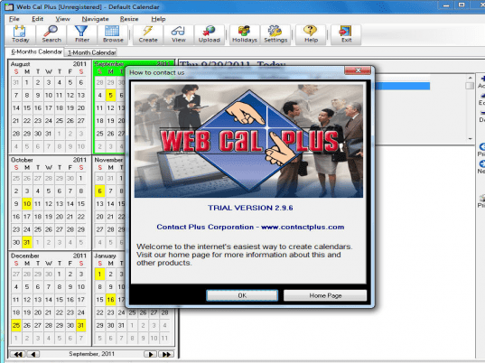 Web Cal Plus Screenshot 1