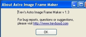 Astro Image Frame Maker Screenshot 1
