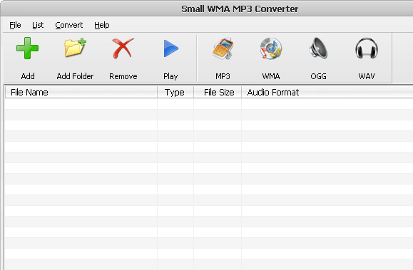 Small WMA MP3 Converter Screenshot 1