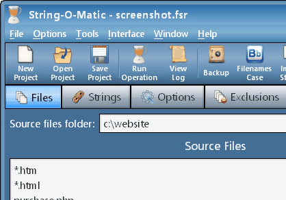 File Substring Replacement Utility Screenshot 1