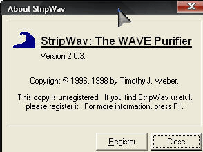 StripWav Screenshot 1