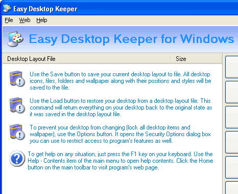 Desktop Keeper Screenshot 1