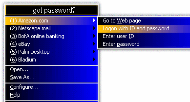 got password? Screenshot 1