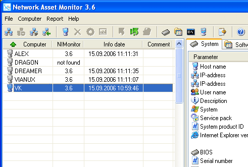 Network Asset Monitor Screenshot 1