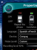 ECTACO Voice Translator Spanish -> French Screenshot 1