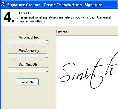 Signature Creator Screenshot 1