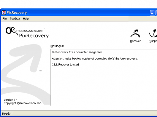 PixRecovery Screenshot 1