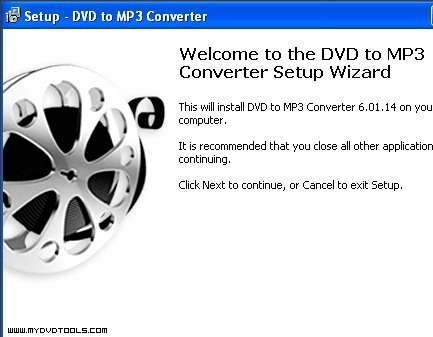 DVD To MP3 Converter Screenshot 1
