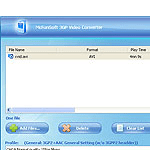 McFunSoft 3GP Video Converter Screenshot 1