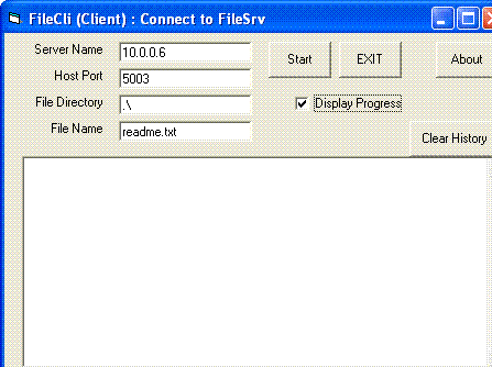 Client/Server Comm Lib for Visual Basic Screenshot 1