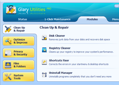 Glary Utilities Pro Screenshot 1