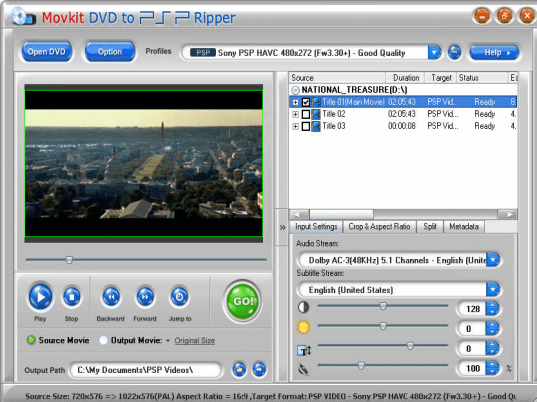 Movkit PSP Suite Screenshot 1