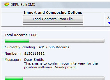 Bulk Messaging Program Screenshot 1