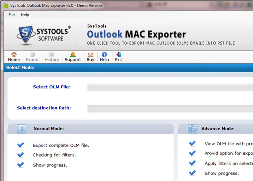 Mac to Outlook 2003 Screenshot 1