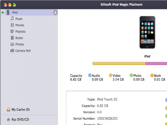 Xilisoft iPod Magic Platinum Screenshot 1