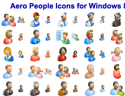 Aero People Icons Screenshot 1