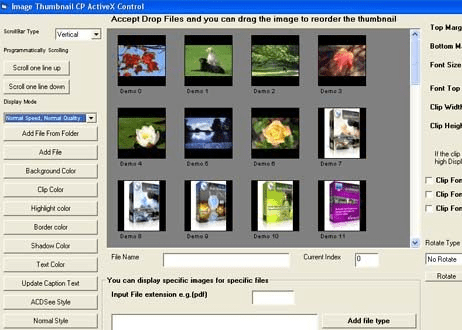 VISCOM Image Thumbnail ActiveX SDK Screenshot 1