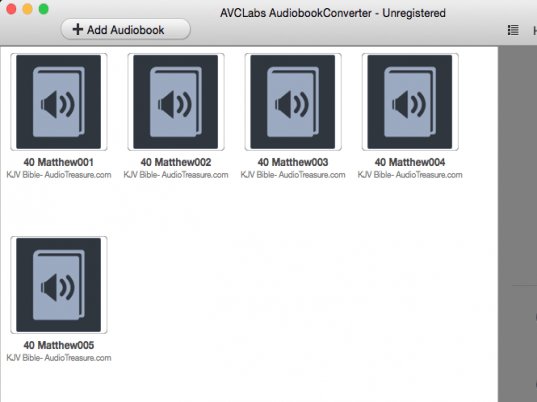 AVCLabs AudiobookConverter Screenshot 1