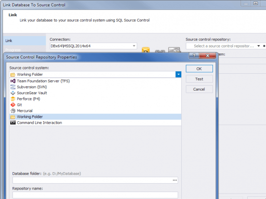 dbForge Source Control for SQL Server Screenshot 1