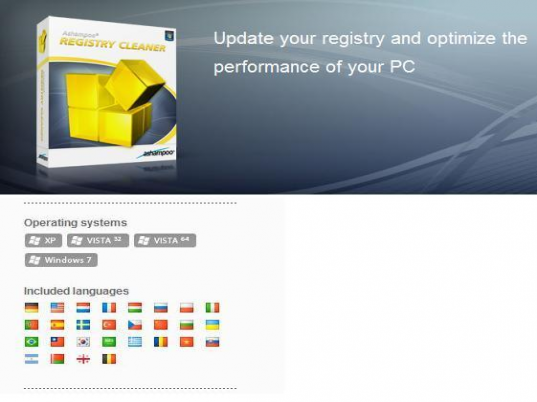 Ashampoo Registry Cleaner Screenshot 1
