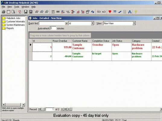 LBE Desktop Helpdesk Screenshot 1