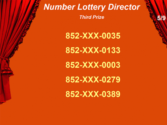 Number Lottery Director Screenshot 1