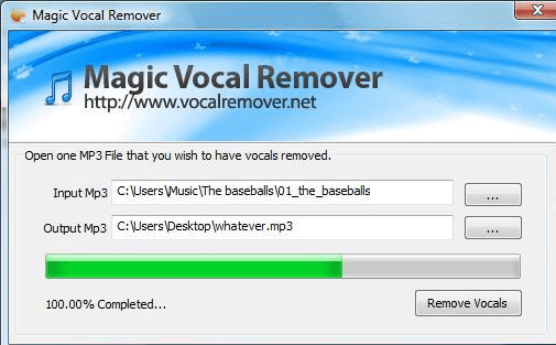 Magic Vocal Remover Screenshot 1