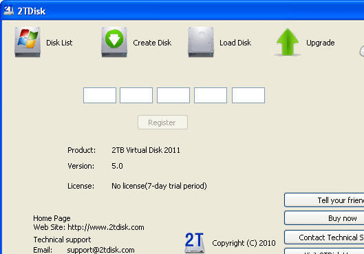 2TB Virtual Disk 2011 Screenshot 1