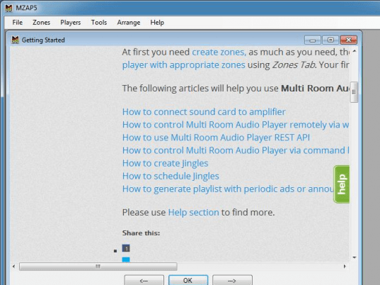 Multi Room Audio Player Screenshot 1