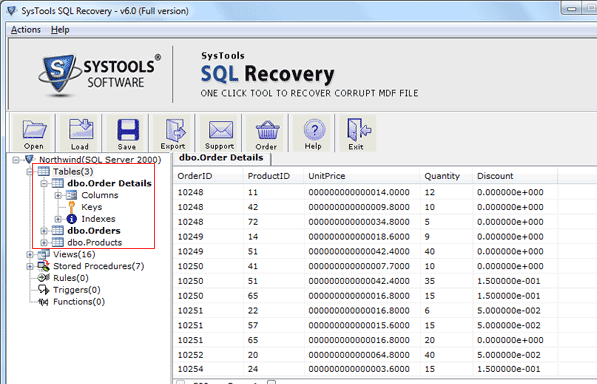 Repair SQL Server Database Screenshot 1