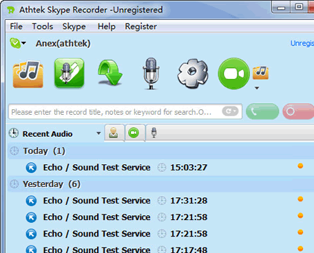 Skype Call Recorder Screenshot 1