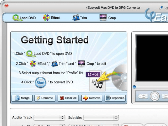 4Easysoft Mac DVD to DPG Converter Screenshot 1