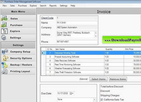 Download Payroll Software Screenshot 1