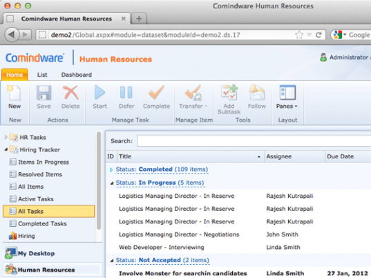Comindware Task Management - Free Screenshot 1
