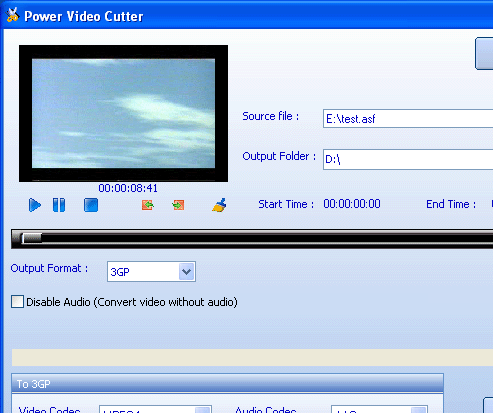 Power Video Cutter Screenshot 1