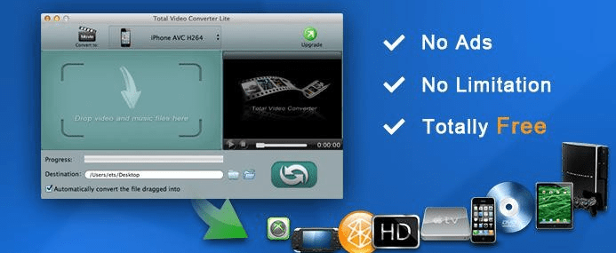 Total Video Converter Mac Free Screenshot 1