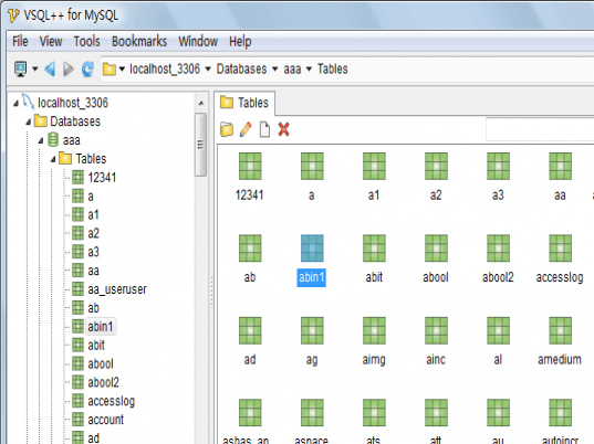 VSQL++ for MySQL Screenshot 1
