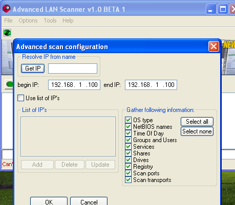Advanced LAN Scanner Screenshot 1