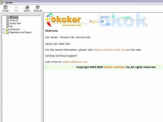 Okoker AVI/DIVX/MPEG/RMVB/WMV to DVD VCD Converter&Burner Screenshot 1