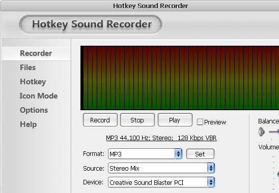 HotKey Sound Recorder Screenshot 1